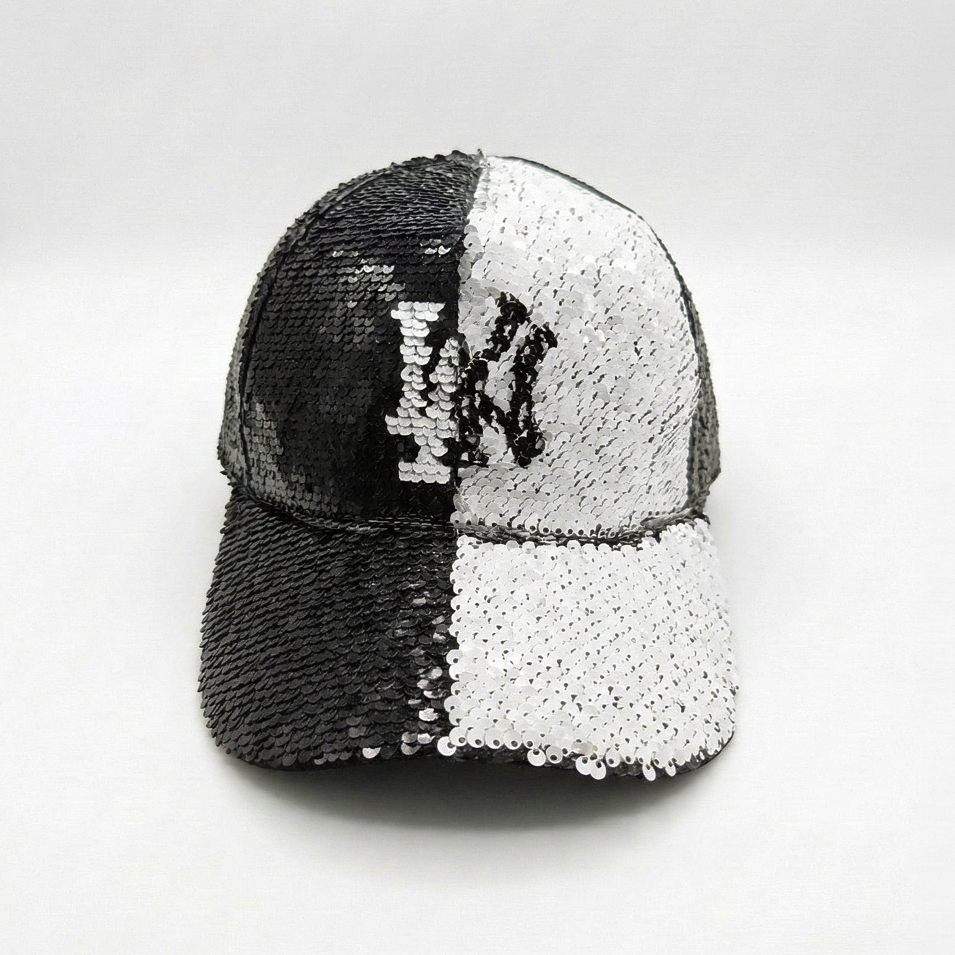 Sequin Cap | Reversible Sequin Snapback Hat by Rakitecht  display picture 2
