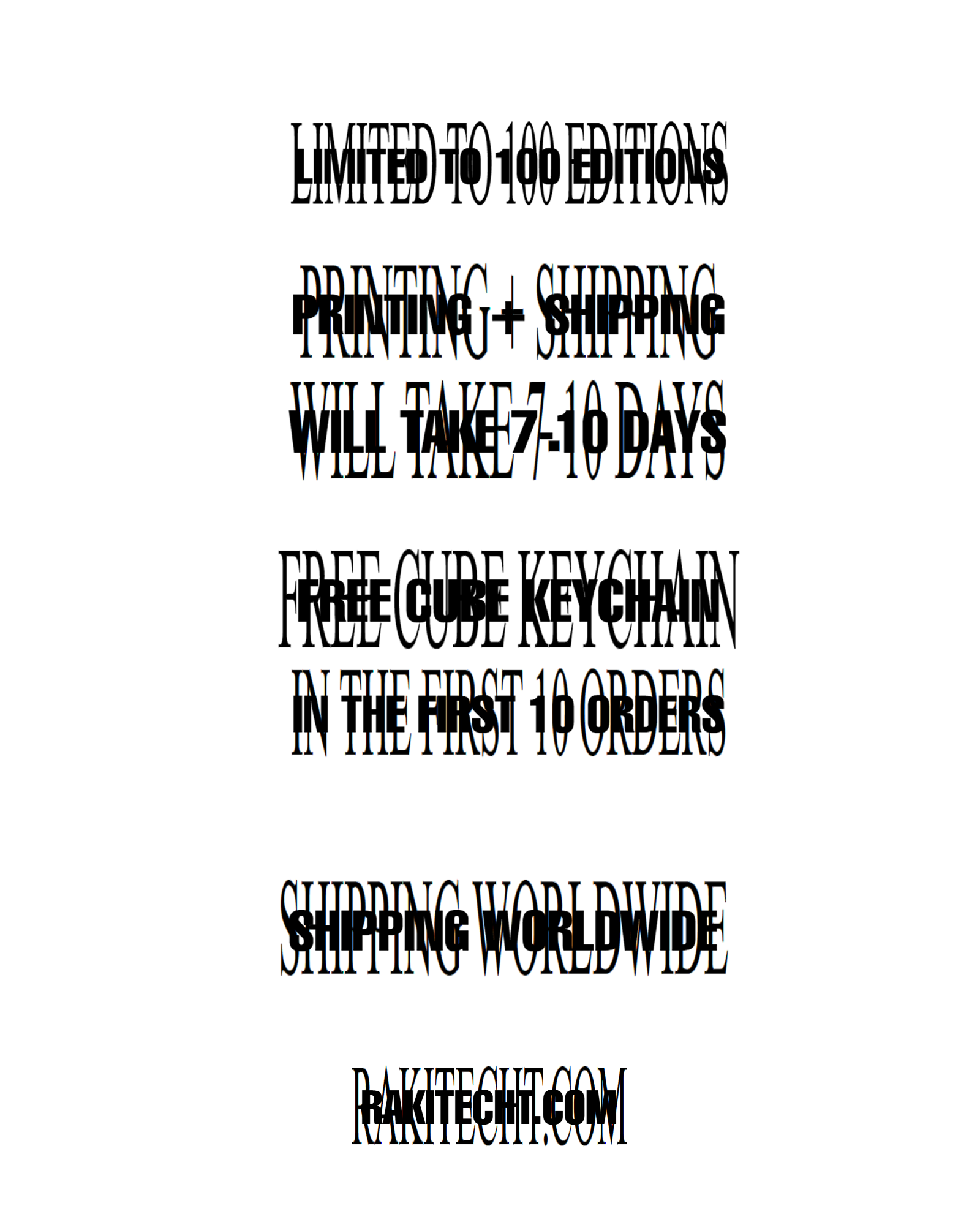 CARTI CUBE (+FREE CUBE KEYCHAIN)