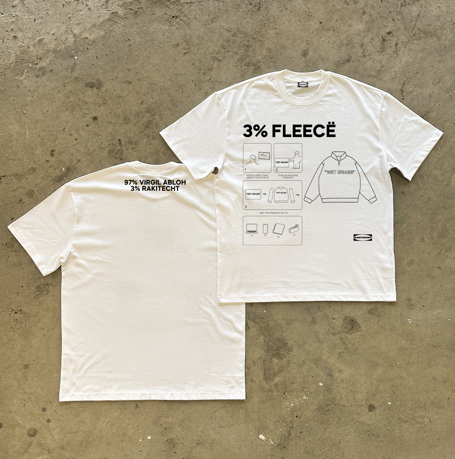 3% FLEECË TEE