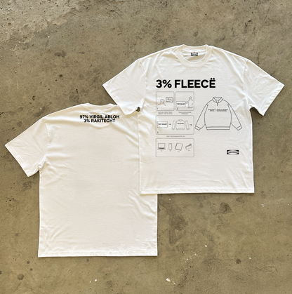 3% FLEECË TEE