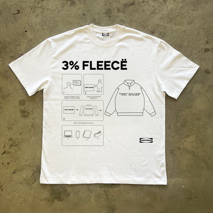 3% FLEECË TEE