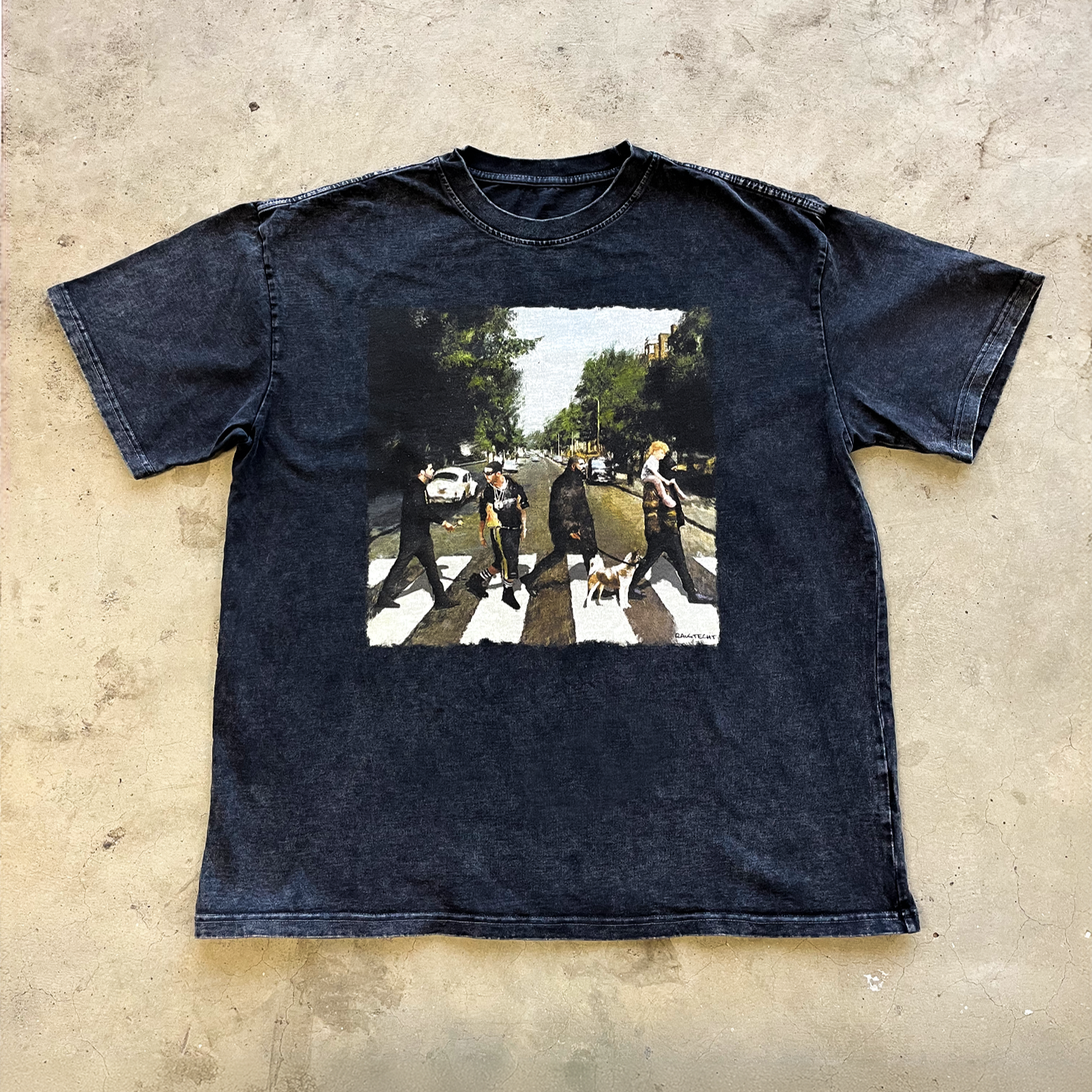 Maglietta Abbey Road Uomo, Nero, Taglia M, Licenza Ufficiale