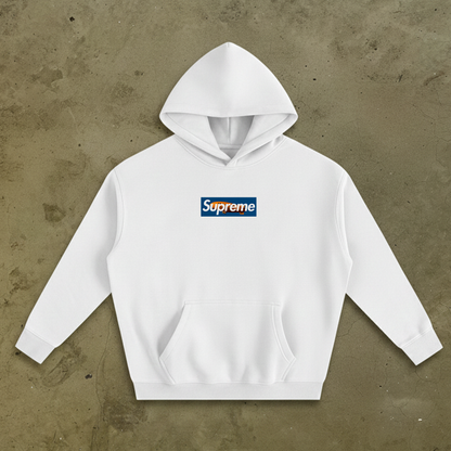 Marty SUPREME box logo hoodie (white)