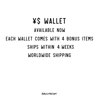 ¥$ WALLET (RESTOCK)